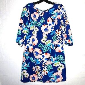 BeBop Floral Shift Dress – Size S, Boho Spring & Summer Style, Wedding Guest Rea